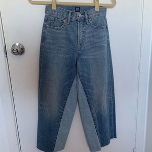 NWOT GAP High Rise Wide Leg Cropped Pants